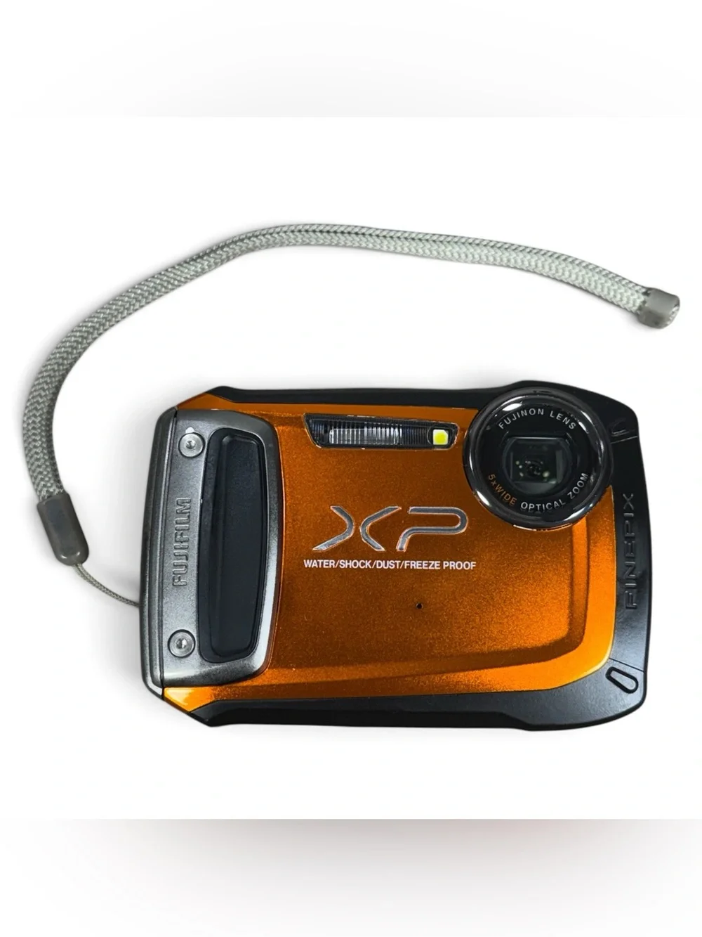 Fujifilm FinePix XP100 14.4MP Digital Camera Orange W/Box, AV Cord, & Charger